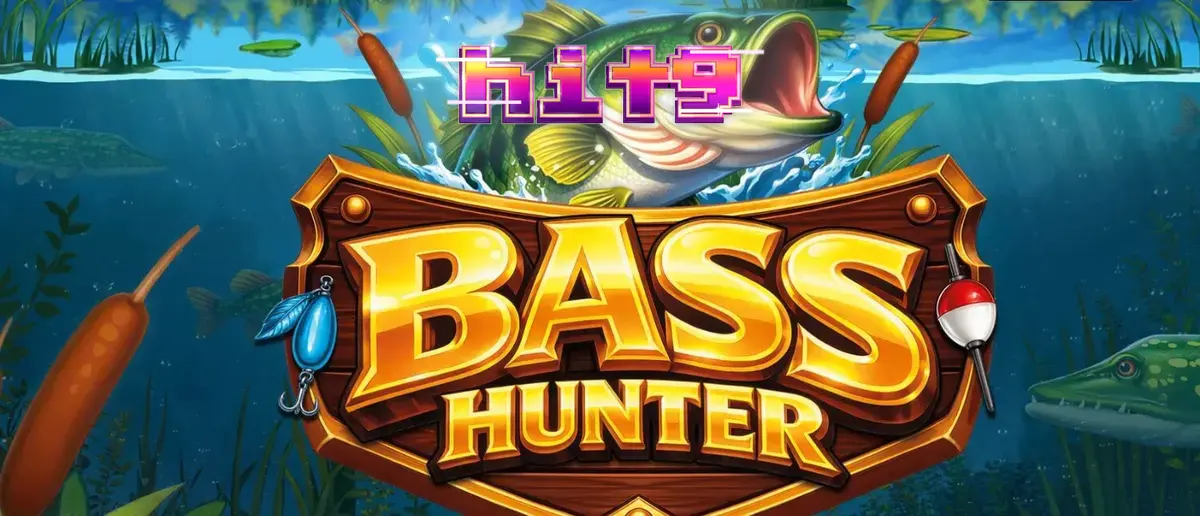 Tampilan layar permainan slot Bass Hunter di perangkat seluler